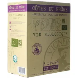 BIB 3L - Côtes du Rhône Bio - Vignerons Ardéchois