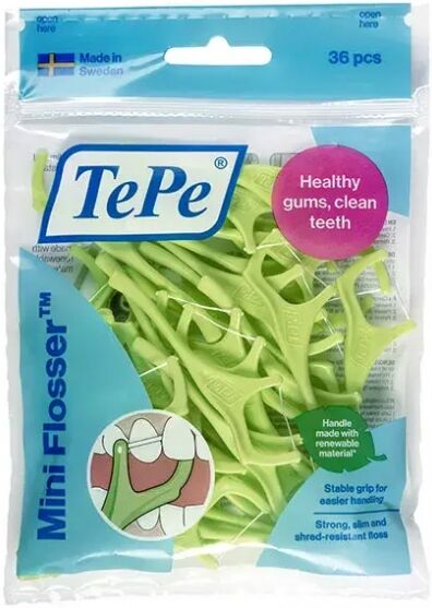 TePe Tepe Mini Flosser Zahnseide 36 Einheiten