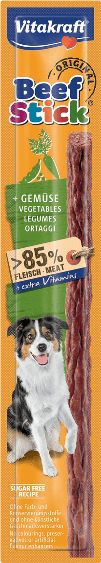 Kit Risparmio 50x12G Vitakraft Cane Beef Stick ORTAGGI