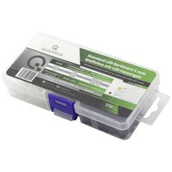 Quadrios LED-Sortiment Warmweiß, Kaltweiß Rund 5 mm 20000 mcd 25 ° 20 mA 3.0 V 1801O014