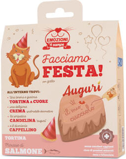COLTIVIA Kit Facciamo Festa per Gatto SALMONE
