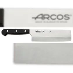 Arcos Serie Universal - Messer Usuba Asiatisches Messer - Klinge Nitrum Edelstahl 175 mm - HandGriff Polyoxymethylen (POM) Farbe Schwarz