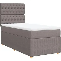 vidaXL, Boxspringbett, Mackenzie (Knopfheftung Design) (100 x 200 cm)