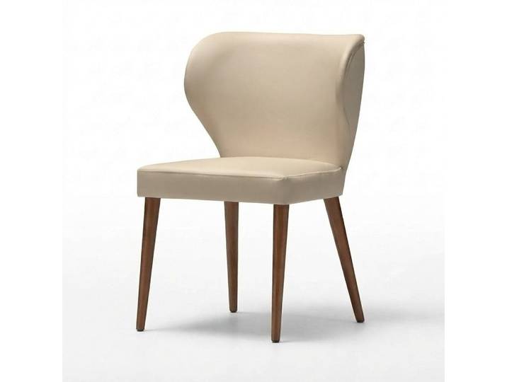 JVmoebel Esszimmerstuhl Weißer Holzstuhl mit elegantem Design und robuster Verarbeitung, Made in Europe