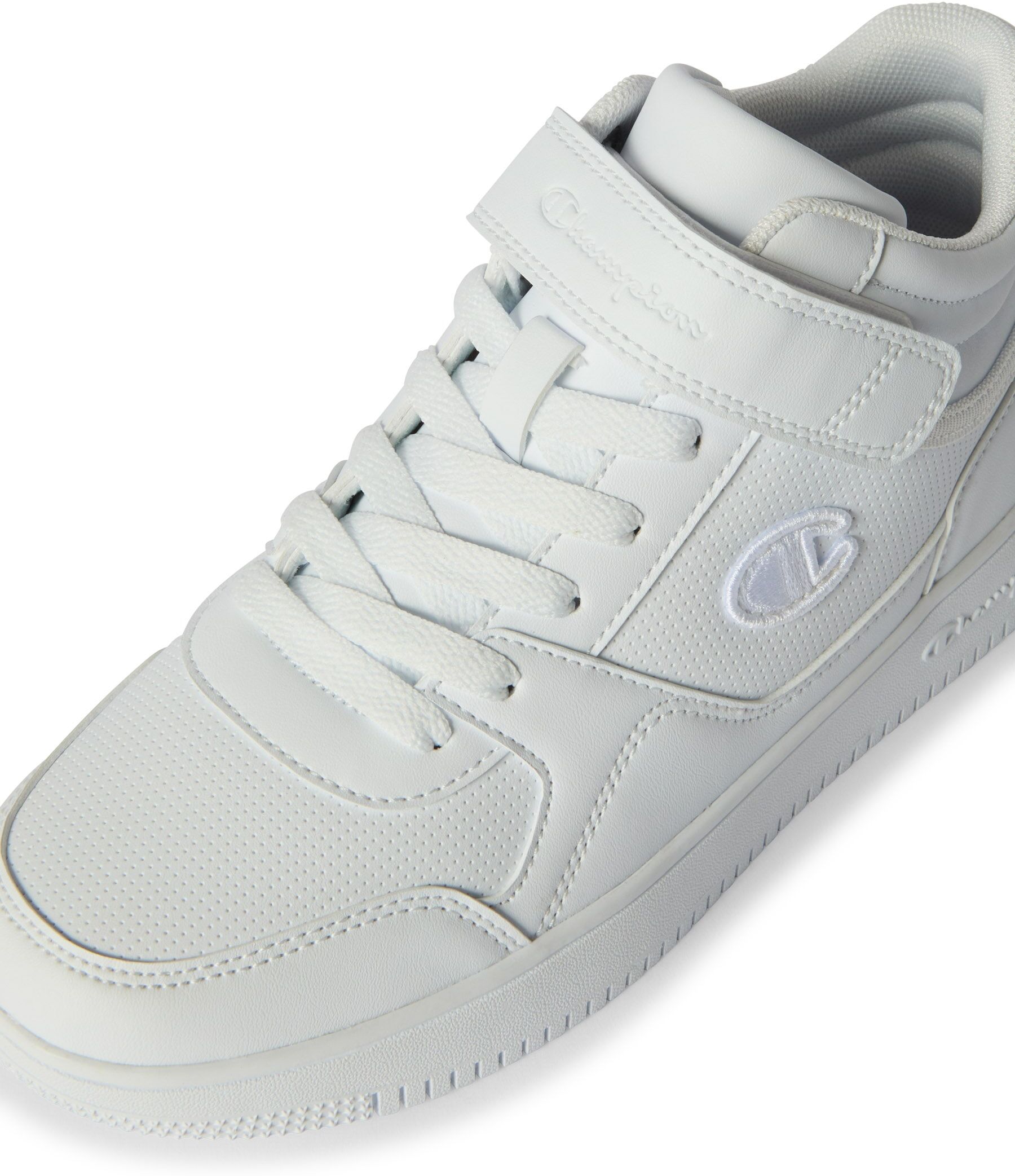 Sneaker CHAMPION "RD18 B GS MID", Jungen, Gr. 36, weiss (triple wht), Synthetik, Schuhe Sneaker, für Jugendliche triple wht 36