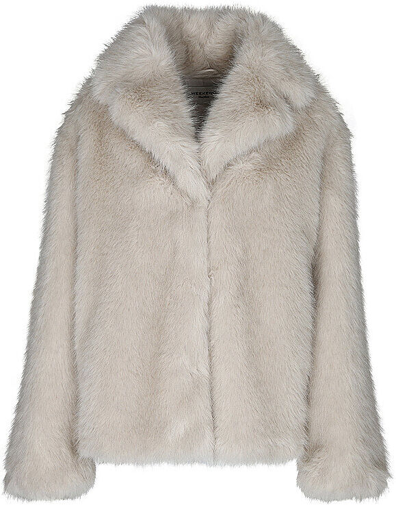 WEEKEND MAX MARA Jacke in Felloptik WKIOZIOSO creme   38 38