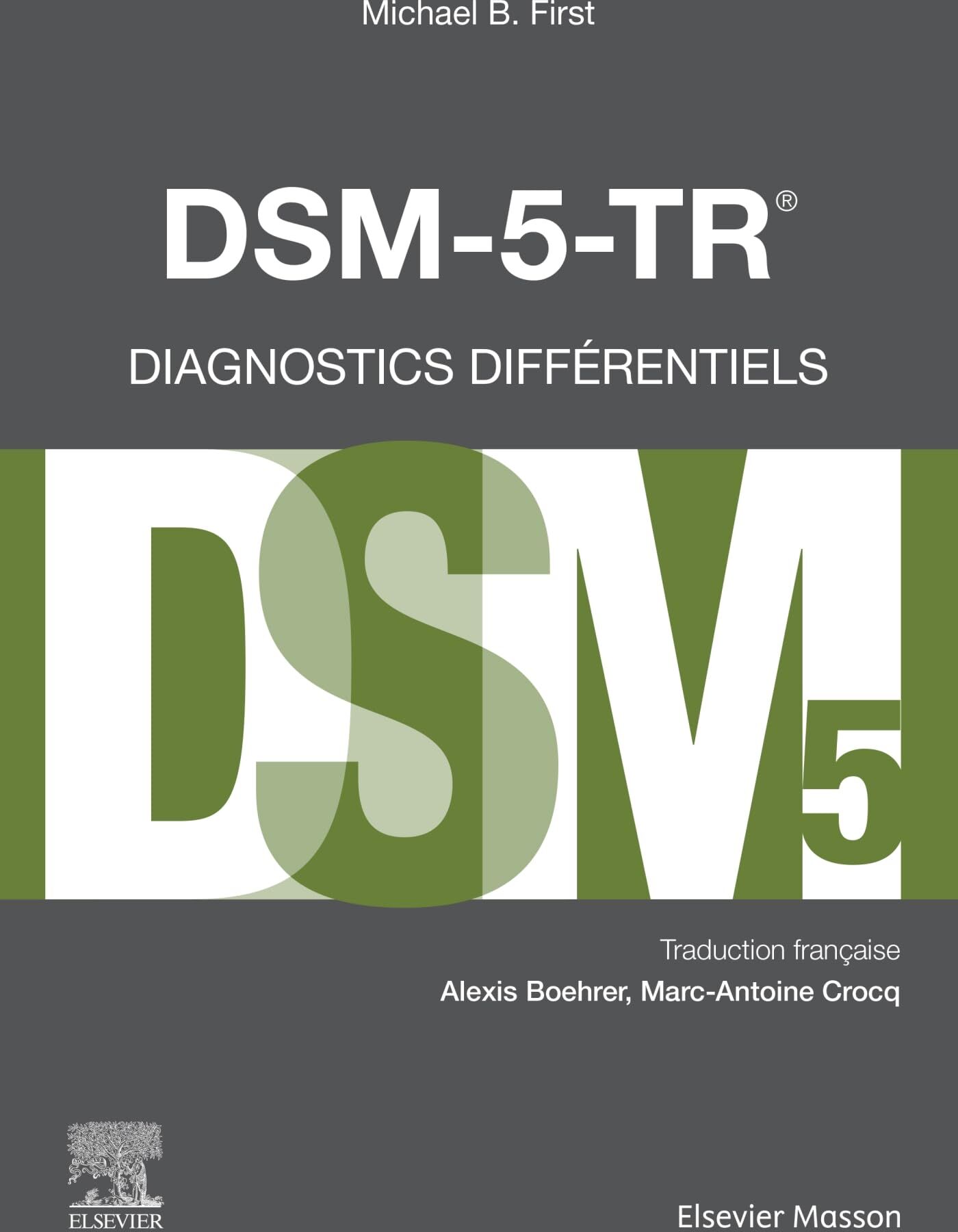 First, Michael B. - DSM-5-TR : diagnostics différentiels - Preis vom 09.10.2026 07:28:09 h