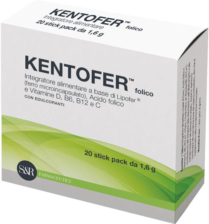 S&R FARMACEUTICI SpA Kentofer Folico 20 Bustine
