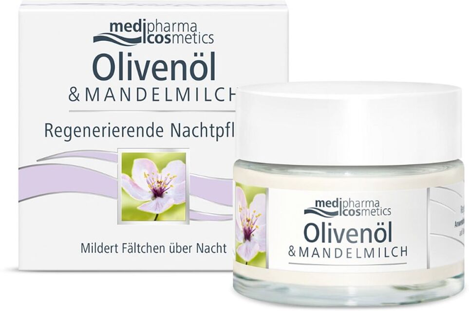 Medipharma Cosmetics Oliven-Mandelmilch regenerierende Nachtpflege 50ml
