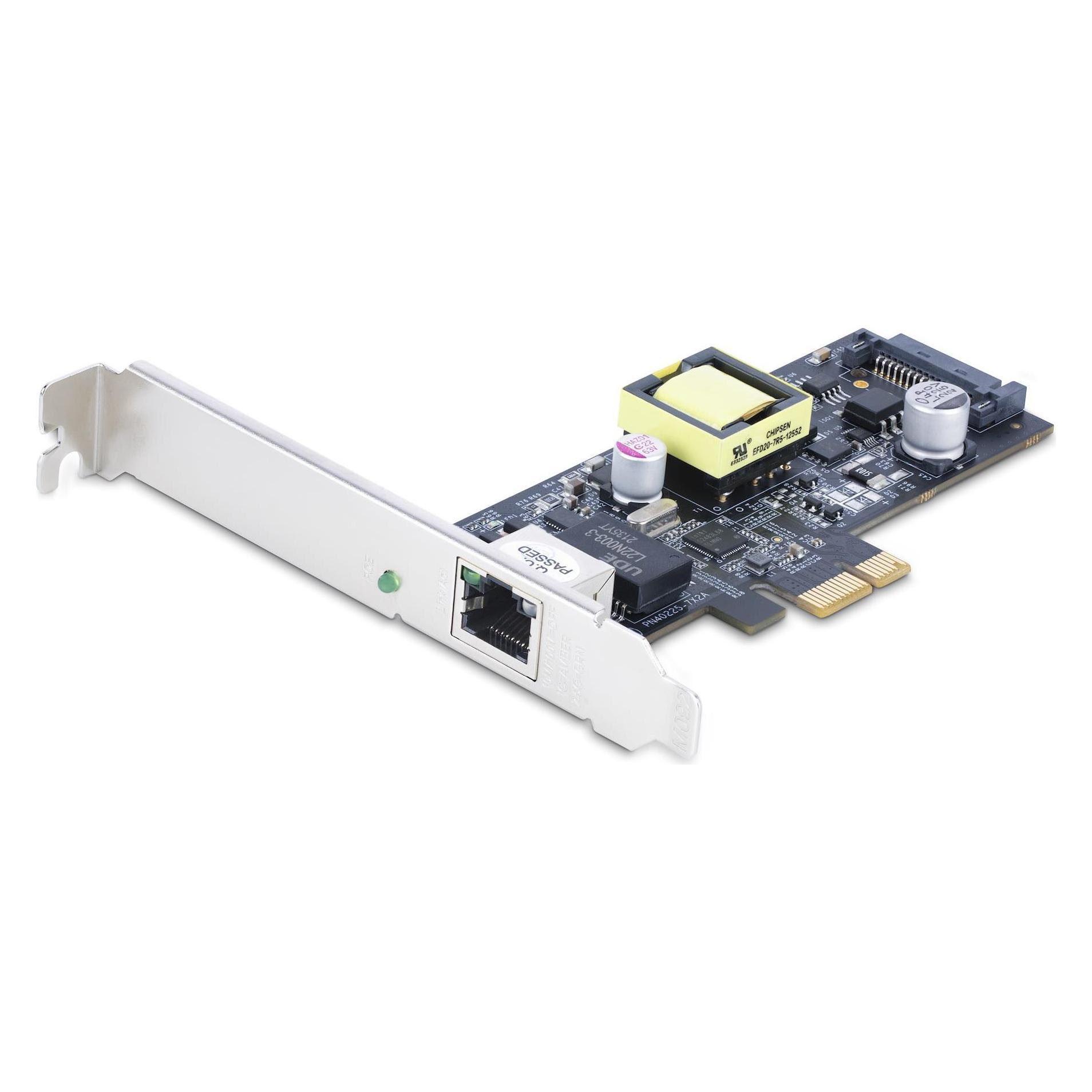 StarTech COM 1-Port 2.5Gbps PCI Express PoE Network Card Intel I225-V PCIe 802.3af/at PoE+ Multi-Gig (Mini PCI Express) (PR12GIP-NETWORK-CARD)