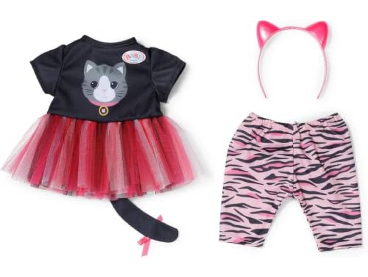 BABY born Katzen-Outfit für 43 cm Puppen mit Tüllrock