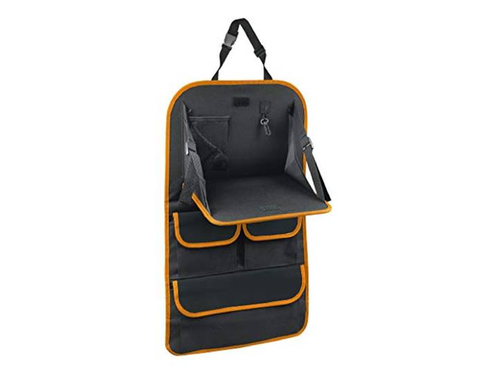 COMPASS 06601 Vordersitz-Organizer mit einem Tisch ORANGE