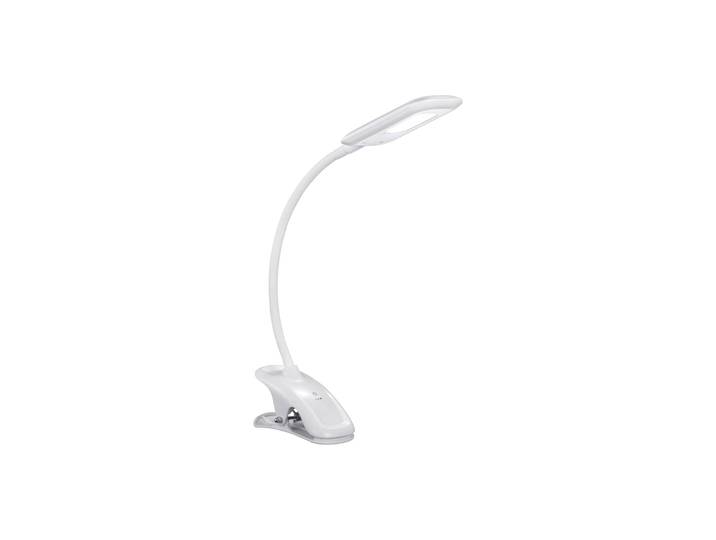 Aluminor Klemmleuchte Mika Pince, dimmbar, weiß / opal, für Arbeitszimmer / Büro, Metall, Modern, Klemmleuchte