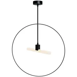 - Deckenleuchte COMPASS, 1x S14d, Metall schwarz -