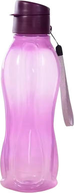 Universal Stock Large Water Bottle Leak Proof Sports Water Bottle With Flip Top Lid & Carry Strap purple