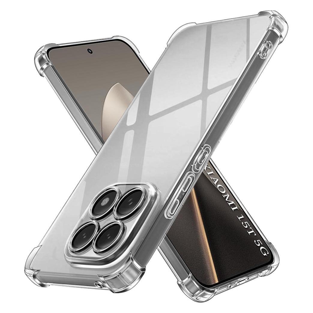 Techsuit - Shockproof Clear Silicone - Xiaomi 15T - Clear (Xiaomi 15T) (61232624)