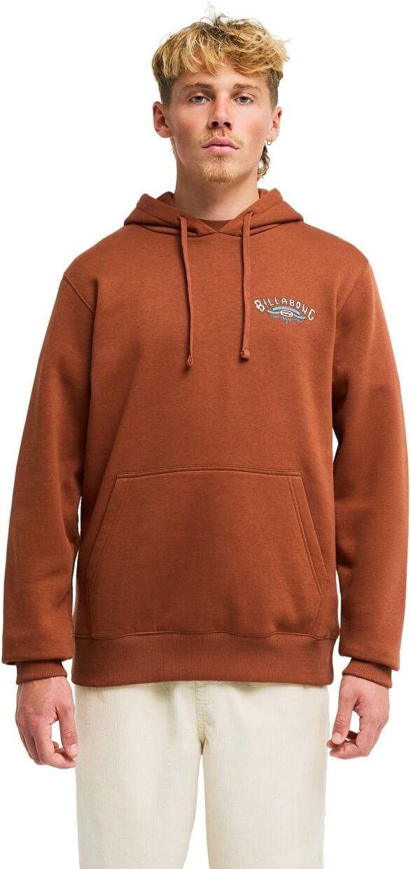Hoodie BILLABONG "Foundation", Herren, Gr. L, braun (tortoise shell), Obermaterial: 55% Baumwolle, 25% Baumwolle, 20% Polyester., Sweatshirts Hoodie tortoise shell L