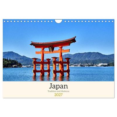 Japan - Traditon und Moderne (Wandkalender 2027 DIN A4 quer), CALVENDO Monatskalender