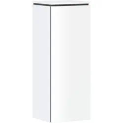 Hansgrohe Xilesa E Halbhochschrank, Mattweiß, 400x200 mm, Türanschlag links, SoftClose, vormontiert