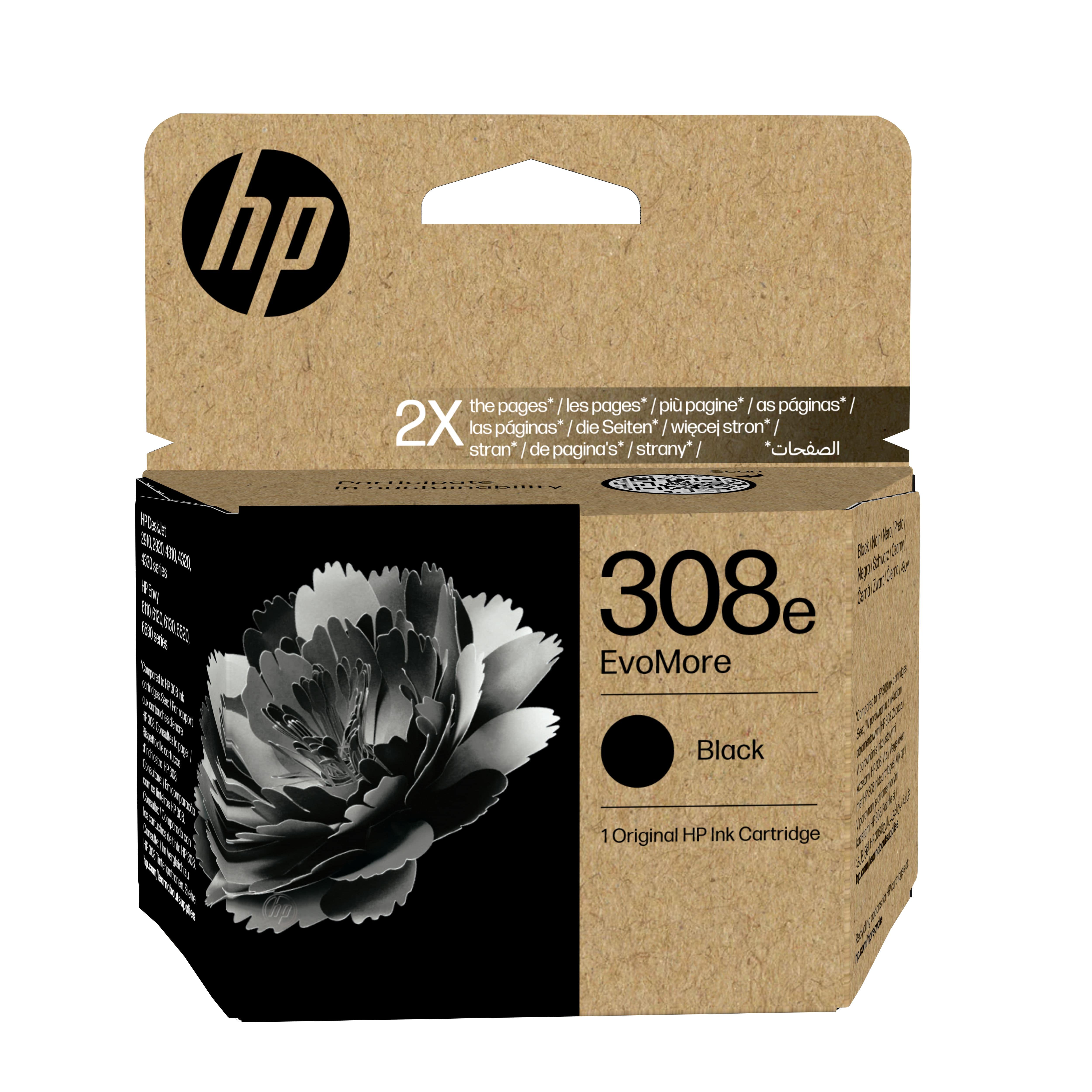 HP Nr.308e EvoMore originale Druckerpatronen Schwarz 320 Seiten 7FP22UE
