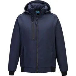 Winter Softshelljacke "CD874" WX2 Eco - S - marine