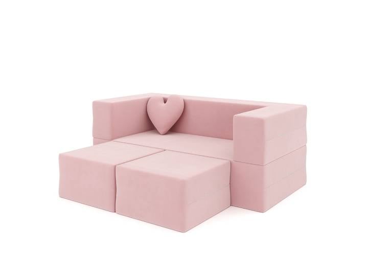 Kindersofa Spielsofa BARNY rosa