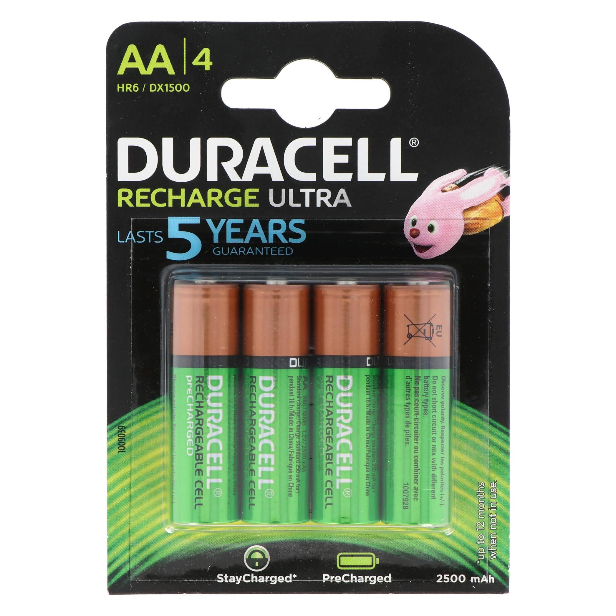 Duracell Recharge Ultra (4 Stk., AA, 2500 mAh) (26070662)