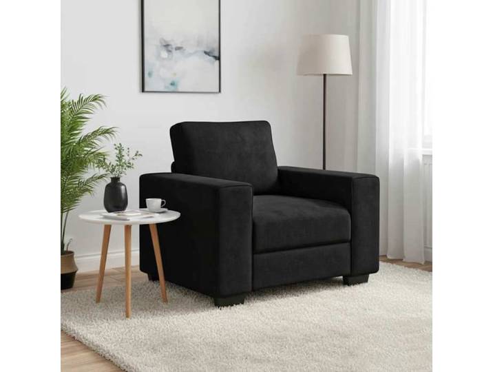 Fauteuil - MAISON EXCLUSIVE - 100x77x82 cm - Velours - 1 place - Cadre métal