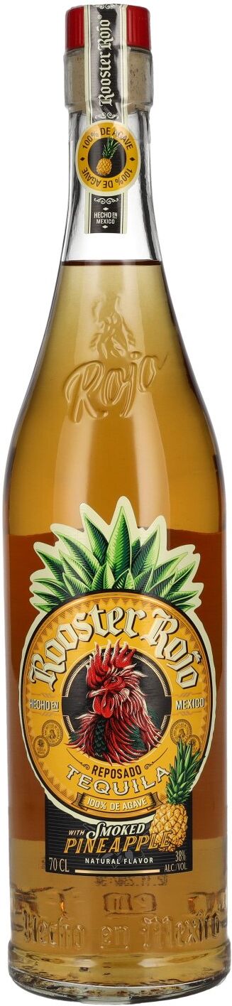 Rooster Rojo Tequila Rooster Rojo REPOSADO Tequila 100% de Agave Smoked Pineapple 38% Vol. 0,7l
