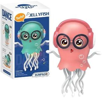 Uplift Picks Interactive Dancing Octopus Toy With Music And Lights Electric Pet Toy fushia