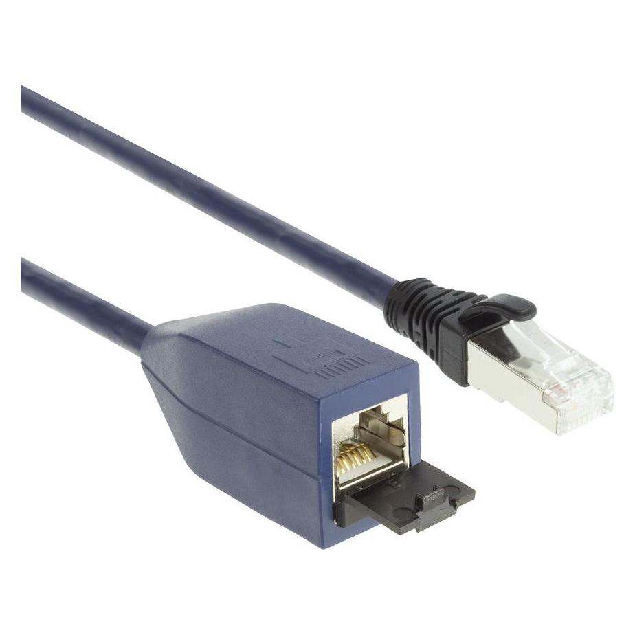 ACT Blue 2 meters LSZH SFTP CAT6A MPTL extension cable snagless with RJ45 connectors (S/FTP, CAT6a, 2 m) (FB1502)