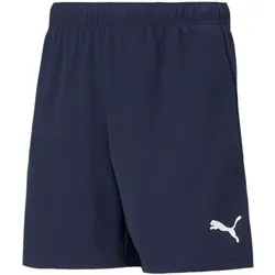 PUMA teamRISE Shorts Kinder peacoat/puma white 140