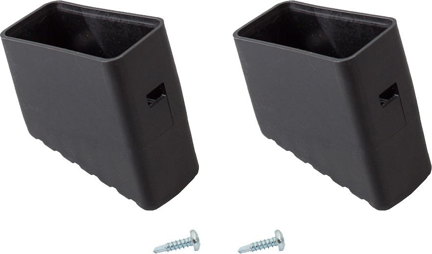 MONTO voetstuk, zwart, 40 x 20 mm (per paar)