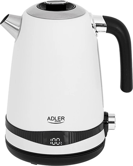 Adler Wasserkocher AD 1295w - kettle - white - Weiß - 2200 W