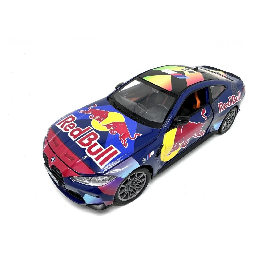 Pulio Auto MSZ 1/24 BMW M4 Red Bull mit Licht und Sound (10268292A/BL)