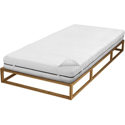 Matratzenauflage "Molton Premium mit Silberausrüstung", weiß, B:140cm L:200cm, Bezug: 100% Baumwolle, BIBERNA SLEEP & PROTECT, Matratzenzubehör