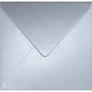 Netuno Briefumschläge Aster Metallic, quadratisch, ohne Fenster, nassklebend, 120g/m², 25 Stück