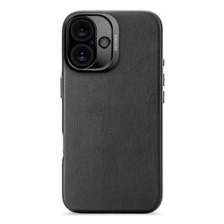 Decoded Decoded Leather Backcover iPhone 16 Blac Backcover iPhone 16 Schwarz D25IPO16BC1BK