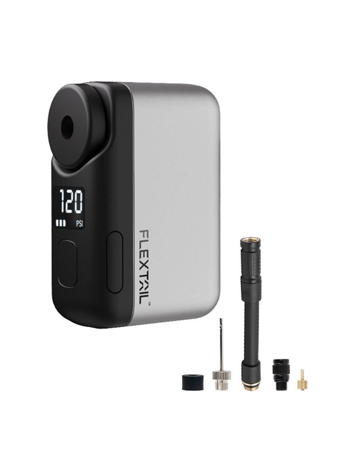 Flextail Tiny Bike Pump Pro Tragbare Fahrradpumpe (Grau)