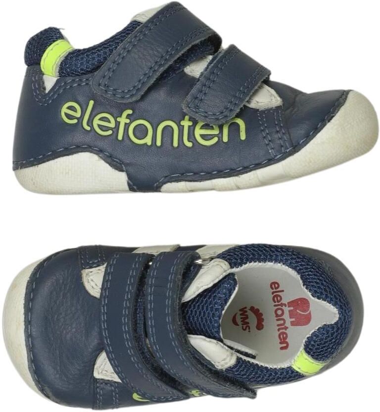 elefanten Jungen Kinderschuh, Neon, Gr. EU 19, Leder - Second Hand