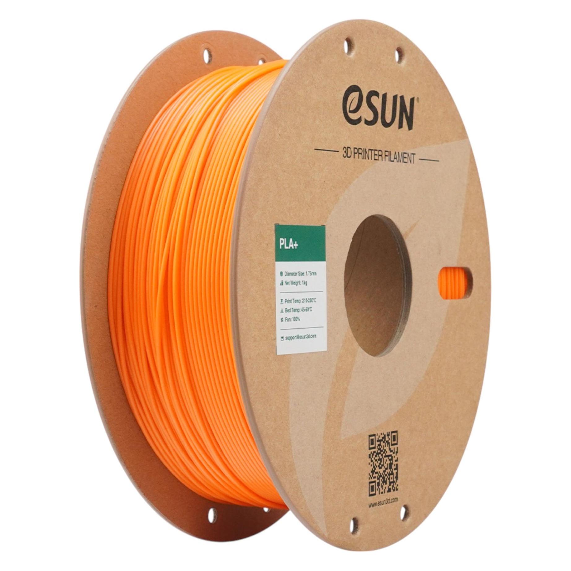 eSUN PLA+ Korallen Orange Filament 1.75mm 1Kg (PLA+, 1000 g, 1.75 mm) (PLA+175O-CO1P1)