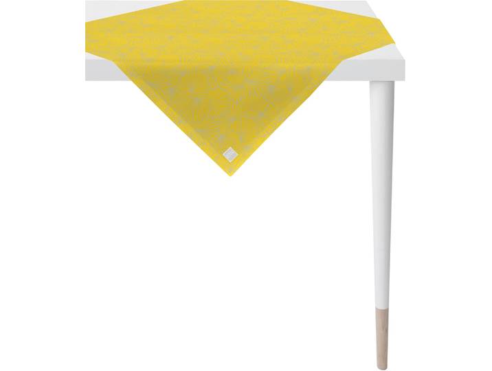Mitteldecke APELT 3961 Outdoor, Sommerdeko, Sommer , gelb, B:88cm L:88cm, Polyester, Viskose, Tischdecken, Mitteldecke, Jacquardgewebe