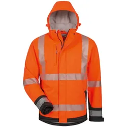 ELYSEE® Warnschutz Softshelljacke LUKAS 23436 Klasse 3 wattiert