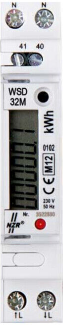 NZR Compteur monophasé 1x230 V, 5(32)A EcoCount WSD 32 plus (30220116)