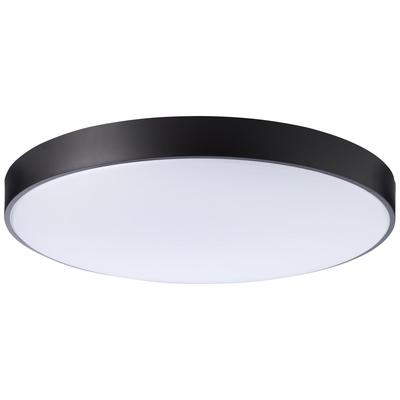 BRILLIANT Deckenleuchte "Slimline", schwarz-weiß (weiß, schwarz), 1, Ø 78cm H: 8cm, 1 Stk., Leuchten, LED Deckenlampe 78cm weiß/schwarz, LED Deckenlampe LED Deckenleuchte