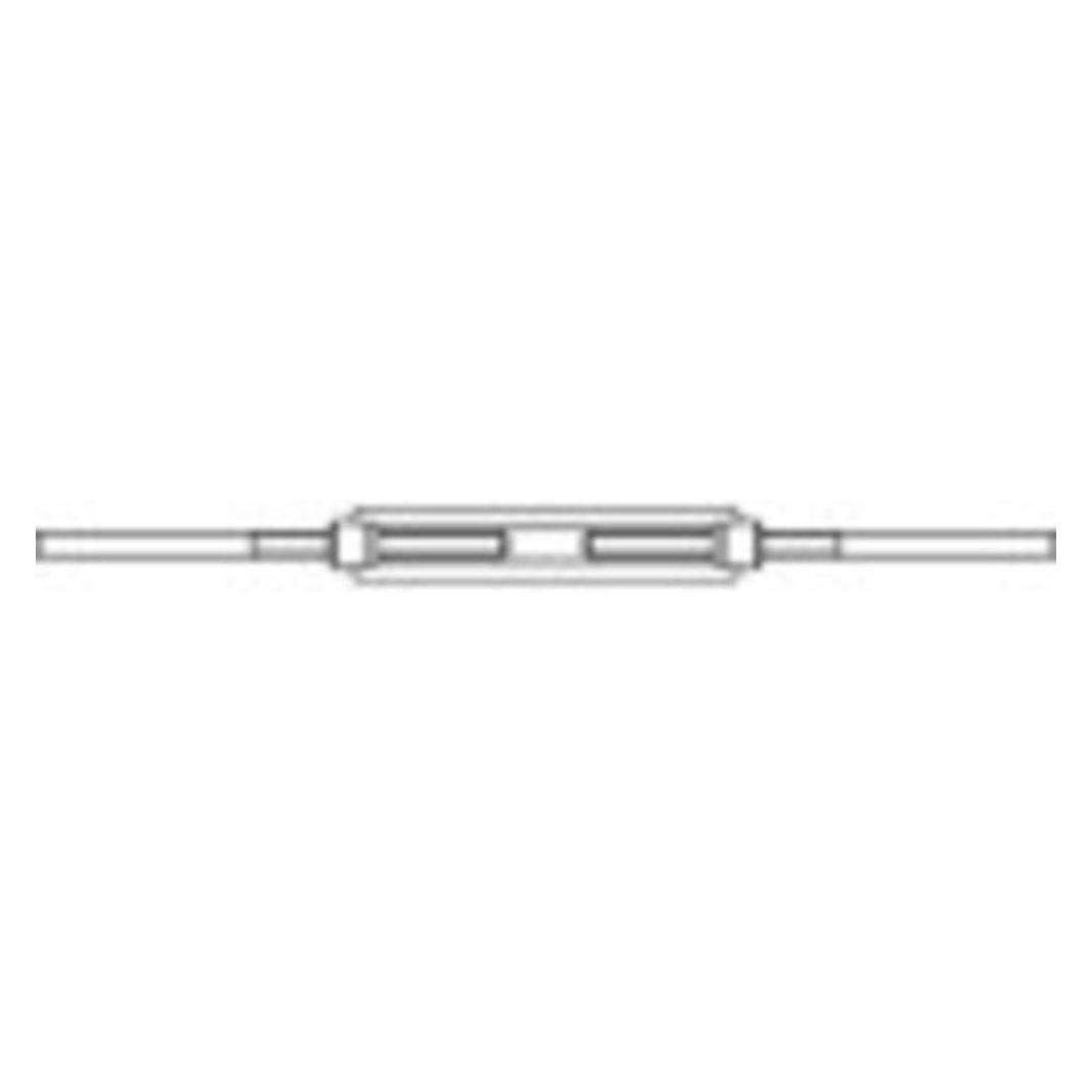 Toolcraft Spannschloss mit 2 Anschweisse (136599)