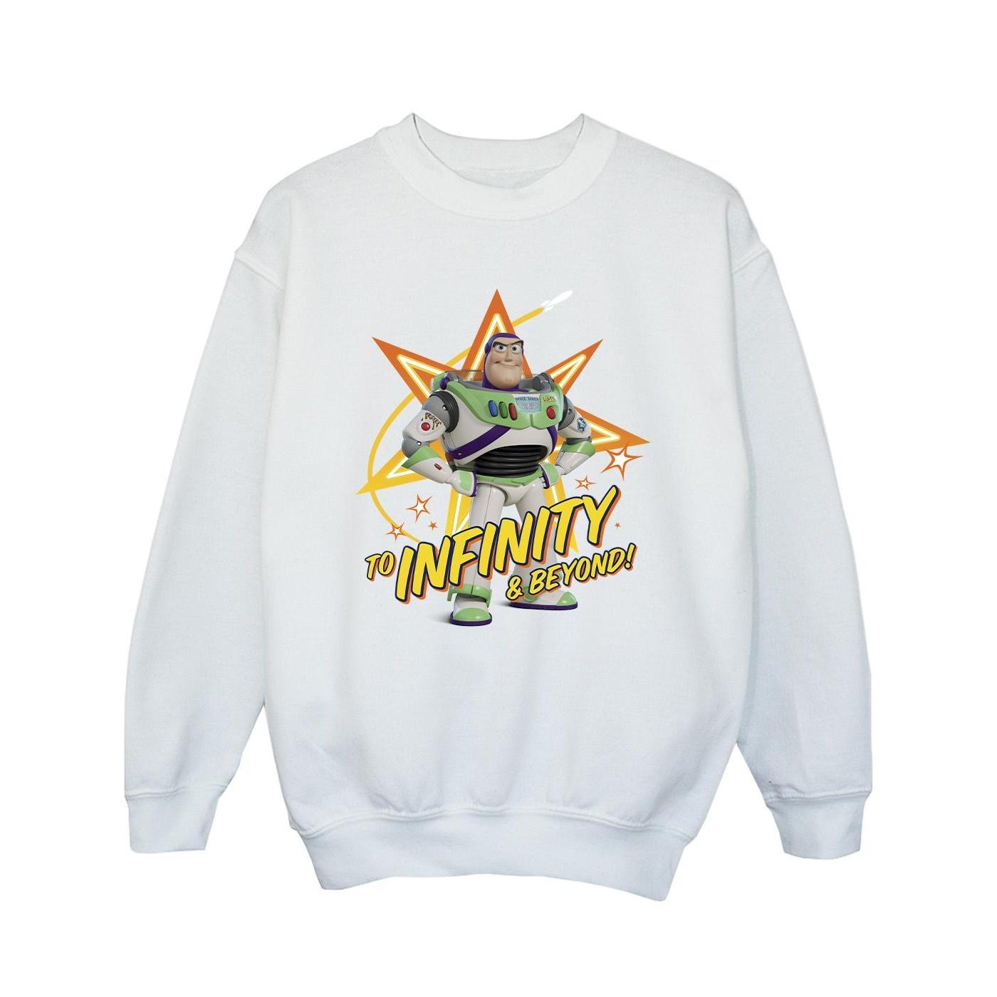 Disney Meisjes Toy Story Buzz To Infinity Sweatshirt (Wit)