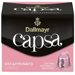 Dallmayr Kaffeekapseln »capsa Lungo Decaffeinato« 10 Stück entkoffeiniert