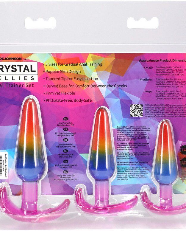 Doc Johnson Set de plugs anaux pour entraînement progressif S/M/L