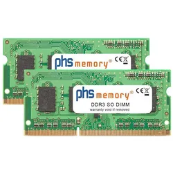 PHS-memory 8GB (2x4GB) Kit RAM Speicher für QNAP TS-251 DDR3 SO DIMM 1600MHz (2 x 4GB), RAM Modellspezifisch